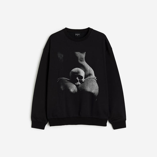 Sweatshirt Beauty and the Skull II